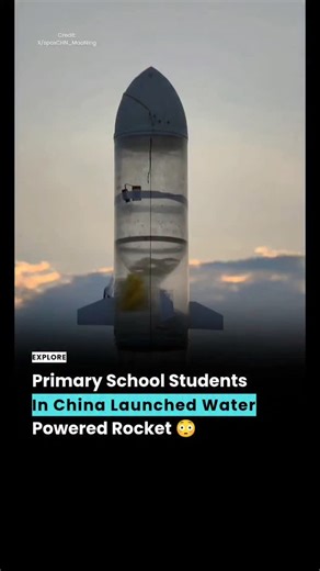 Sorabh Sharma 🧿 on Instagram: "This rocket flies using only water and air pressure, yet climbs hundreds of feet skyward. Stacked plastic bottles are sealed to withstand extreme pressure. When released, compressed air ejects water, creating thrust via Newton’s third law. A clever multi-stage design sheds weight mid-flight, closely mirroring staging techniques used in professional aerospace engineering, with remarkable efficiency and simple, repeatable classroom-friendly construction. Media: X/sp