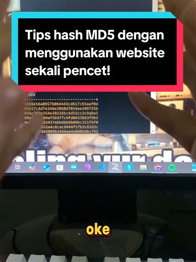 Tips Hash MD5 dengan Website Sekali Pencet