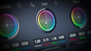 Download Color grading control edit on monitor. Showing adjust color. for free