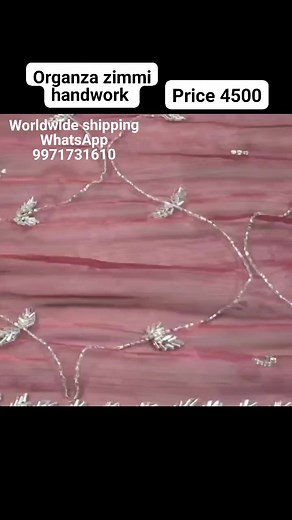 7.6K views · 70 reactions | 50k worth saree now only for ---- DM TO KNOW THE PRICE COMPLETE HANDWORK SAREE AND BLOUSE . . . . . . . .. . . . #sareeinspiration #sareeinsta #sareeinstagram #sareeindia #handwork #handmadesarees #handworksarees #aariworkblouse #cutdana #explore #trending #luxuryfashion #luxurystreetwear #saree#weddinginspiration #weddingcollection | Radhe Krishna Vastra Bhandar | Facebook