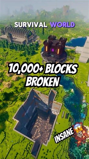 Minecraft But Every Like Destroys My Minecraft World!