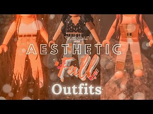 Aesthetic FALL Roblox OUTFITS I 5 Outfits For Autumn