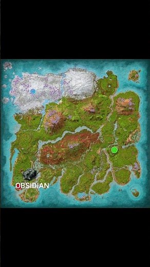 ARK THE ISLAND RESOURCE MAP #ark #arksurvivalevolved #arkguide #guide