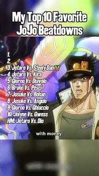 My Top 10 Favorite JoJo Beatdowns #jjba #jojosbizarreadventure