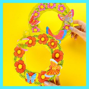 38K views · 496 reactions | PRINTABLE FLOWER WREATHS - simple Spring...