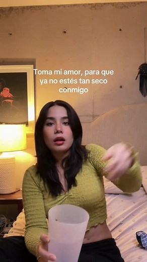 Toma mi amor, para que ya no estés seco