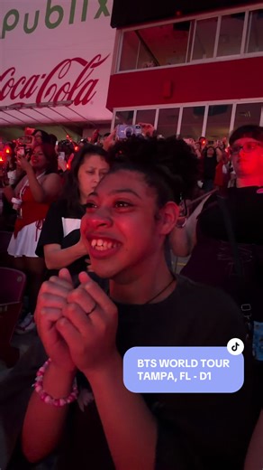 Mimi’s first concert EVER and of course it had to be @BTS ❤️ If you didn’t get this EXCITED an scream at the top of your lungs to see all 7 members come on stage, then I have NO words ❤️ Hooligan Mimi was living her best BTS LIFE and I’m so glad she was EXCITED as she was ❤️ Take the trip! Make the memories! Live your BEST LIFE ❤️ BTS World Tour Day 1 - Tampa, FL #bts #btsarmy #btsworldtour #specialneeds #specialneedsmom