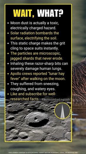 The Moon’s Dust Is Electrically Charged… and Toxic to Humans
