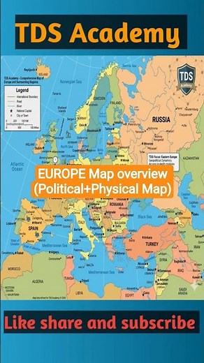Europe Map Study Guide 2026 | Complete Map Reading & Geography Notes (UGC NET, UPSC, TGT/PGT)