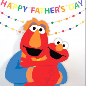 5.5K views · 741 reactions | Elmo and Louie wish all the dads and father figures out there lots of hugs and love this #FathersDay! ❤️ | Sesame Street | Facebook