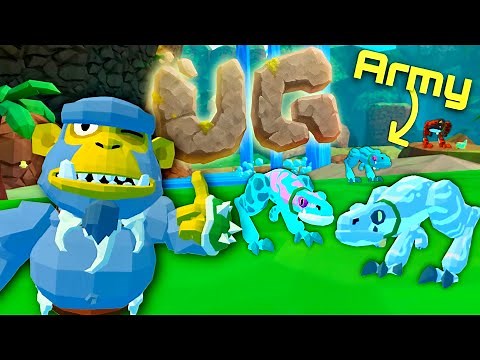 I Built a NEWBIESAURUS ARMY in UG VR