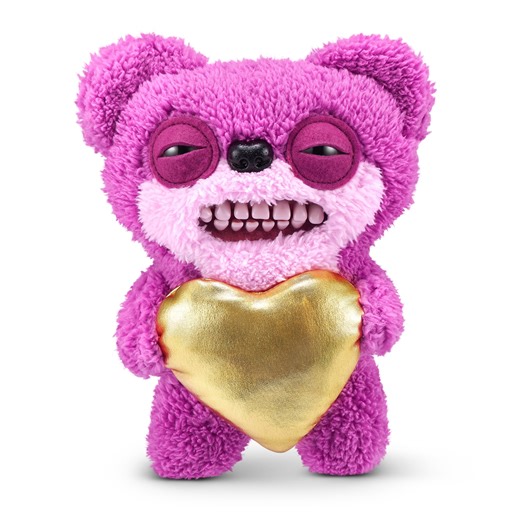Fuggler Gold Fuggs 9 inch (Teddy Bear Nightmare), Funny Ugly Monster Soft Plush Collectible Toy by ZURU