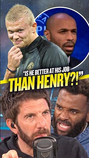 Is Erling Haaland better at his job than Thierry Henry was? 🤔#football #erlinghaaland #thierryhenry