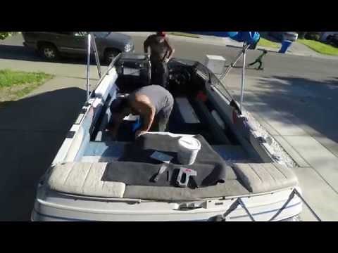 boat carpet install bayliner capri