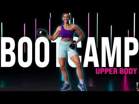 40 Minute Dumbbell Upper Body Workout | Supersets, Abs & Cardio!