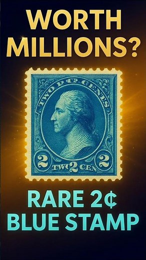 This 2 Cent Stamp Could Be Worth MILLIONS 💰 | #viralshorts #stamps #stampvalue #stampsoldworlduk