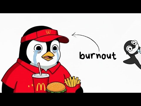 The Life of a Fast-Food Employee (Explained by Penguin)