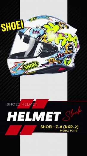 SHOEI Z-8 (NXR-2) Mural TC-10 Helmet Overview