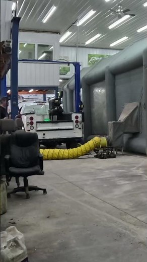 Inflatable Paint Booth Setup! Amazing Results and Easy Process #shorts #paintbooth #inflatable