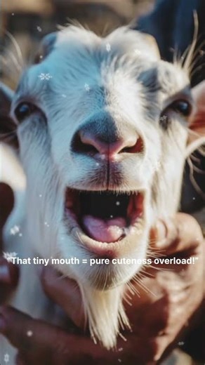 Baby Goat Screaming? Cutest Baby Goat Ever! 🐐💖