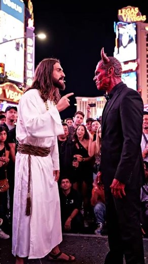 Jesus and the devil rap battle #battlerap #jesus #godslap ‪@MrBeast‬ #heavenlymessage #feddthegod