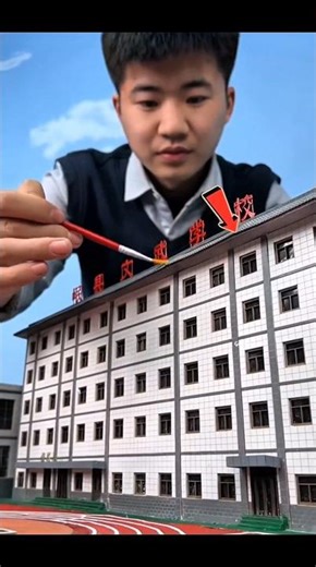 Teacher Gave Him a Project… He Built His SCHOOL#shorts