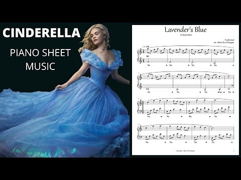 Cinderella's Song | Lavender's Blue | Piano Sheet Music & Tutorial