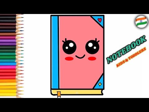 How to Draw a Cute Book 📚✨ Easy Drawing Tutorial for Beginners