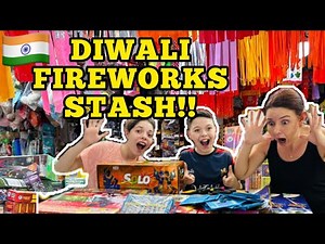 Getting Our DIWALI FIREWORKS STASH! Is This Enough?