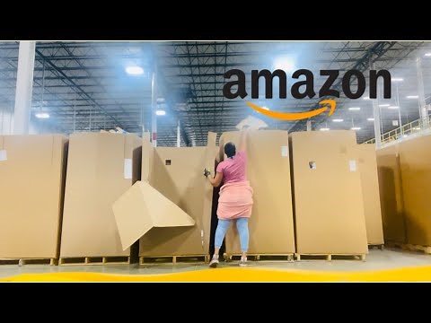 Working at an AMAZON Warehouse | Sortation Associate (Inside Footage)