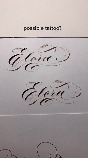 Calligraphy Name Tattoo Ideas for Founding Fathers Handwriting