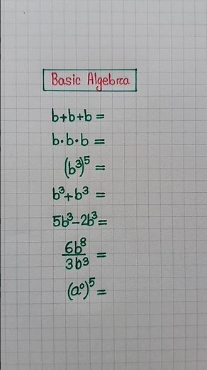 Fast algebra skills #maths #algèbre #algebratutor