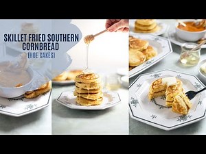 Skillet Fried Southern Cornbread (Hoe Cakes) | FUELING A SOUTHERN SOUL