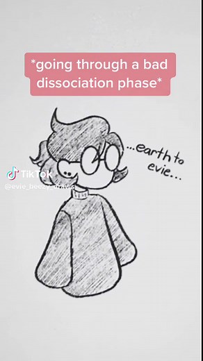Clearing Out Drafts: Dealing with Dissociation & ADHD Cartoon