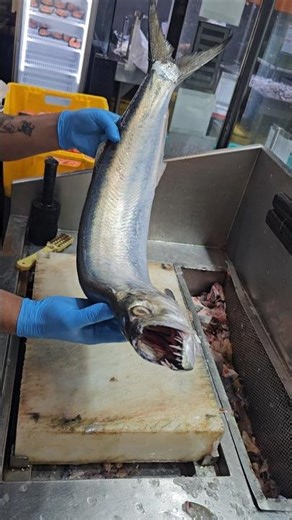 Amazing Ribbon Fish Fast Cutting Skills#shorts