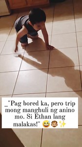 _"Pag bored ka, pero trip mong manghuli ng anino mo. Si Ethan lang malakas!" 😅👦🏽✨ #funnyreelsvideo #funnyvideos #funnymoments #MustWatch #laughter #toddler #toddlermom #toddleractivities #trendingreelsvideo #trendingreel @highlight | Leng Leng