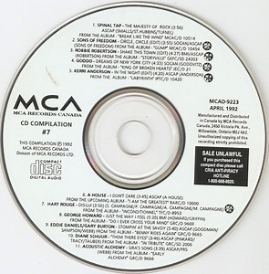 Various - MCA Records Canada - CD Compilation #7