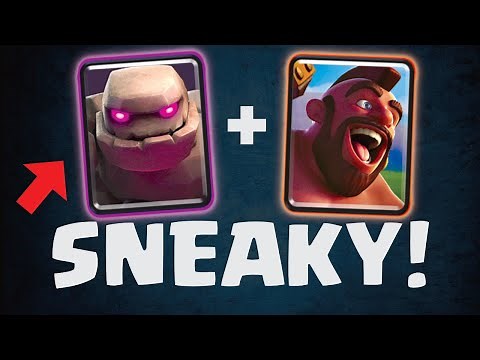 NOBODY Expects the SNEAKY Golem in the Pocket! — Clash Royale