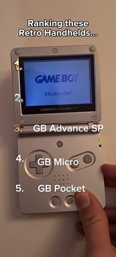 Ranking Retro Handhelds! #shorts #retrogaming #gaming