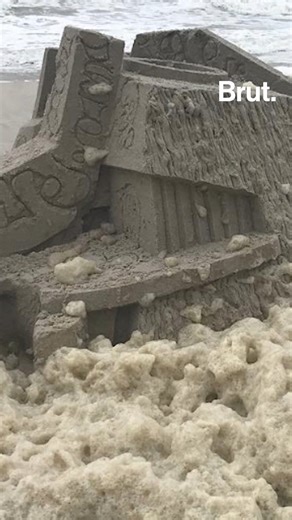 14K views · 72 reactions | Brut got a chance to talk to @calvinseibert about his Brutalist architecture sand castles … All photos belong to Calvin Seibert. | Brut | Facebook