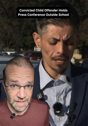 Convicted Offender Running for Mayor Holds Press Conference Next to School