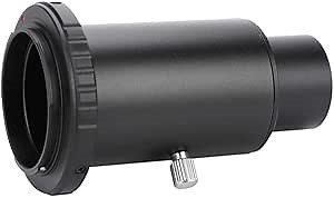 Telescope Converter for Acouto Lens Extension Tubes, 1.25 inch Extension Tube M42 Thread T-Mount Adapter + T2 Ring Replacement for Telescope Manual Focus Inner Light