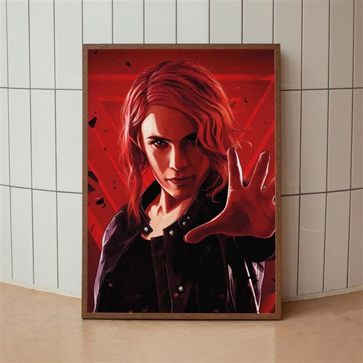 Control Game Poster, Gaming Poster, Gaming Artwork, Gaming Decor, Video Game Poster, Gaming Gift, Video Game Print, Wall Art - Etsy