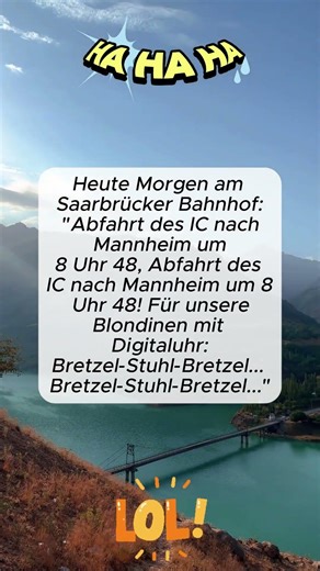 Blondinen mit Digitaluhr #witz #lachen #funny