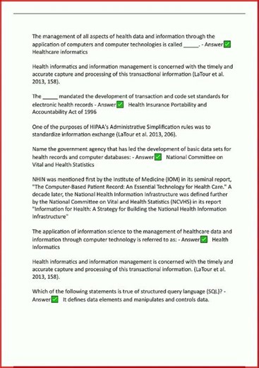 Chda 305 Actual Questions And Answers Verified Answers 100 C video