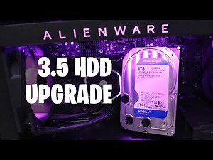 How to Upgrade 3.5 Hard Drive HDD to Alienware Aurora R13
