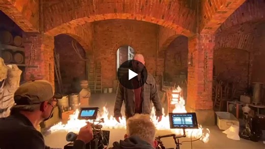 #behindthescenes #stunts #onfire #filmmaking #action #firestunts #safety | Buff Connection