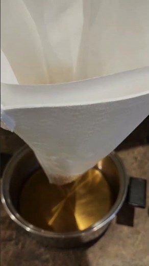 Filtering everything! NumNum maple syrup.