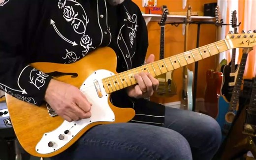 Fender Custom Shop 1968 Tele Thinline Relic试听测评