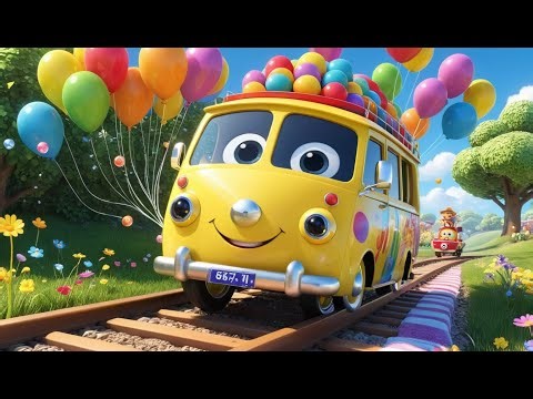 Garbage Train Song – Sorting Colors Wagon by Wagon! | Fun Recycling Adventure for Kids |